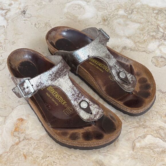 Birkenstock Gizeh Birko-Flor Sandals Stardust Stone - Picture 1 of 11